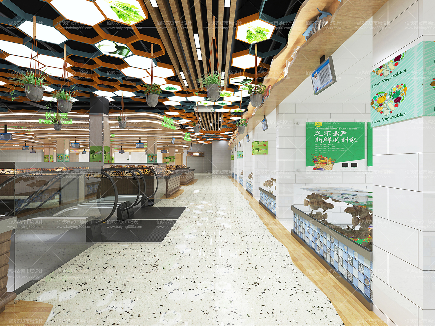 农贸市场设计改造--市场出入时的规划依据