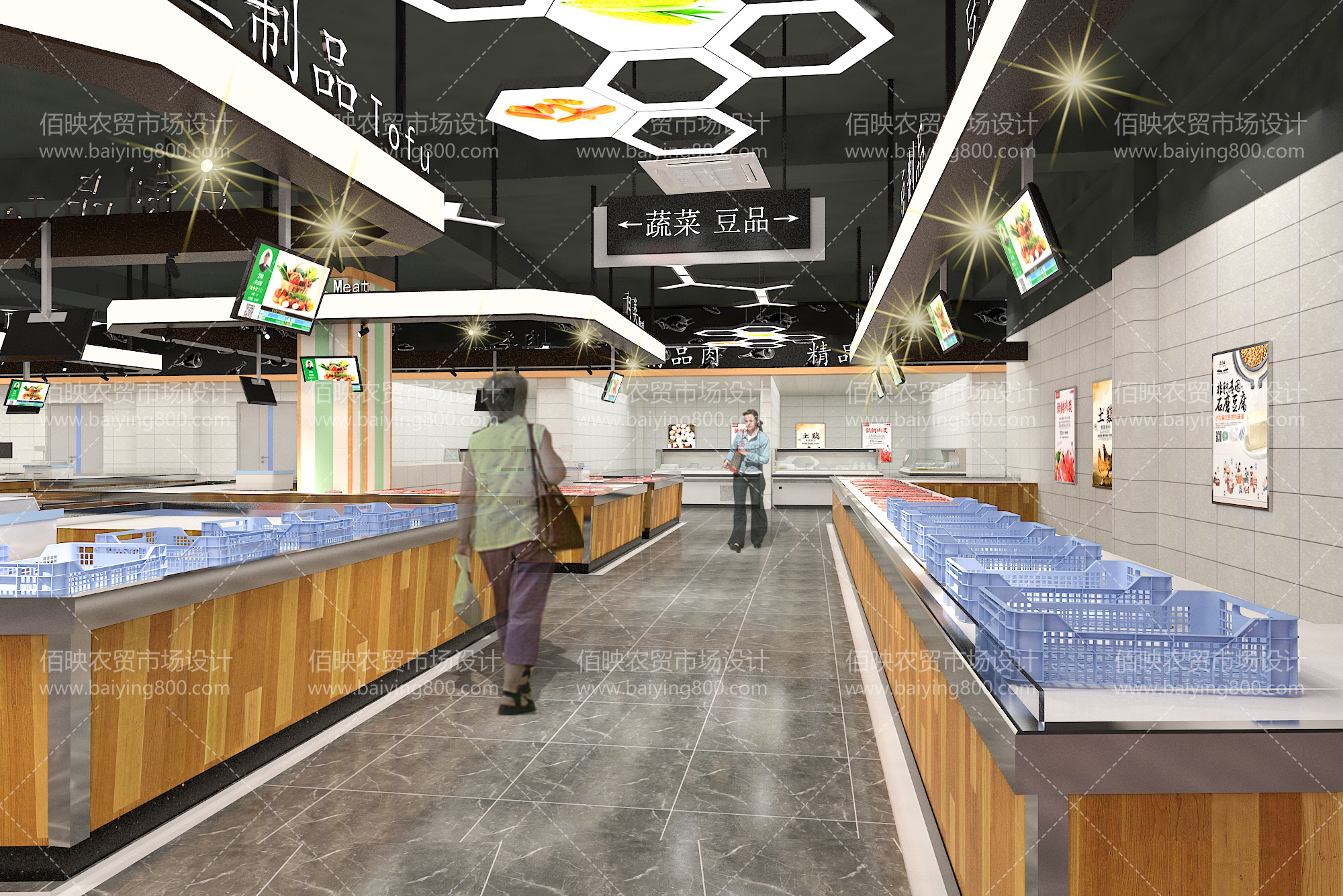 传统菜市场设计改造，如何去告别脏乱差呢？