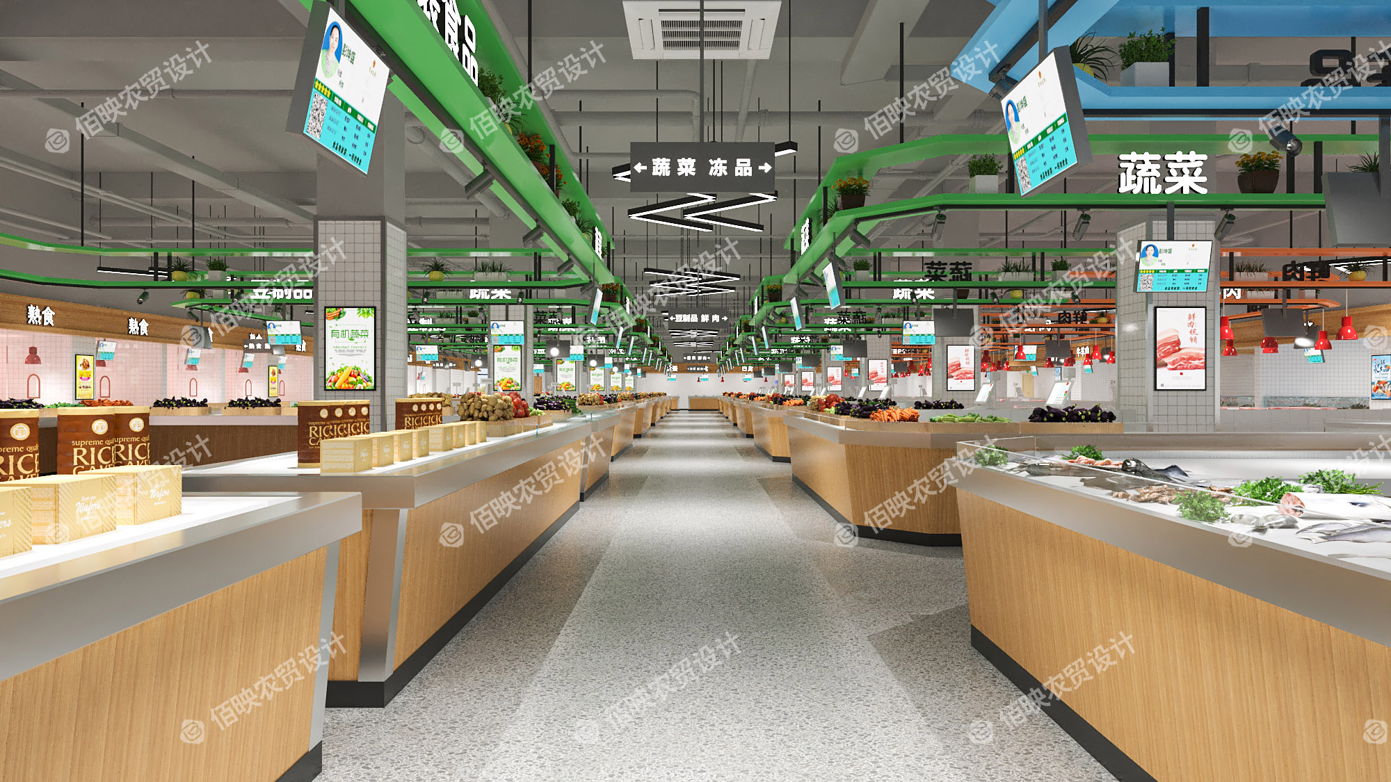 现代化农贸市场设计