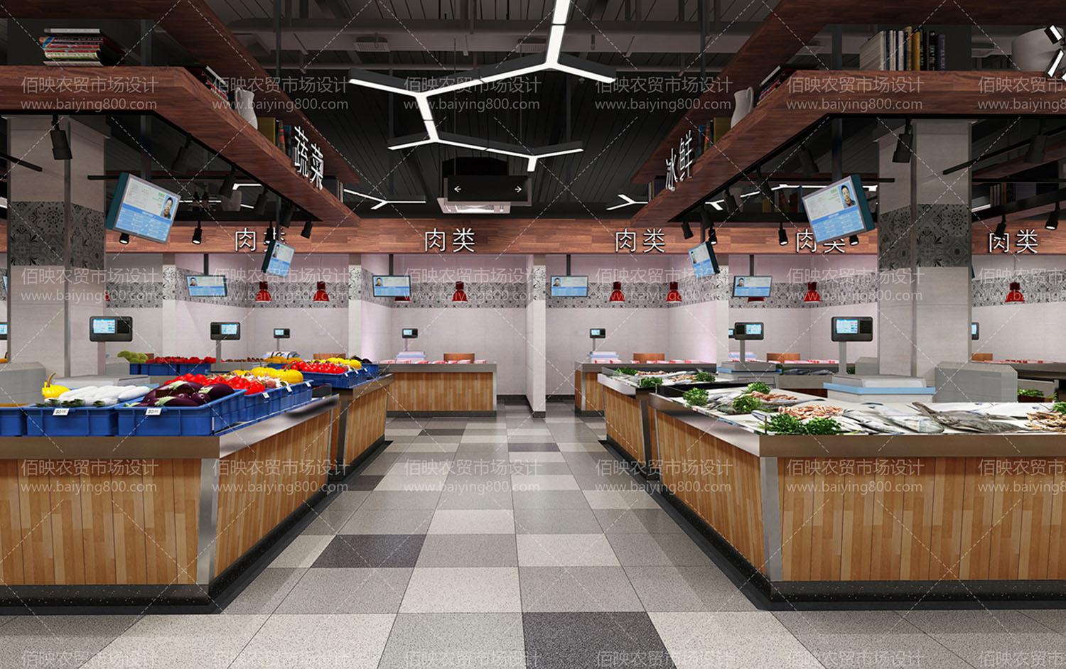 现代化菜市场设计