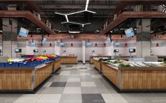 农贸市场改造如何处理效果图制作的难点？