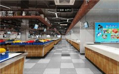 菜市场蔬菜区设计技巧：保鲜与陈列的黄金法则