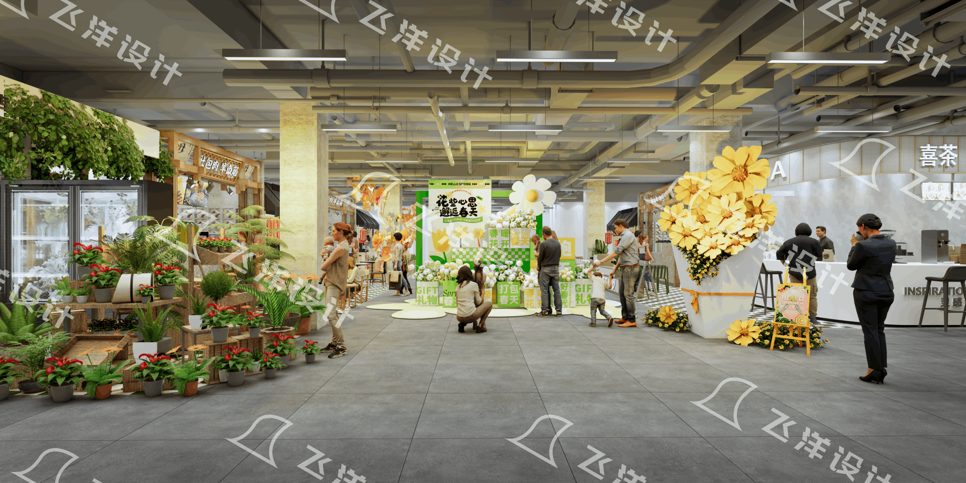 设计案例：名人名街农贸市场