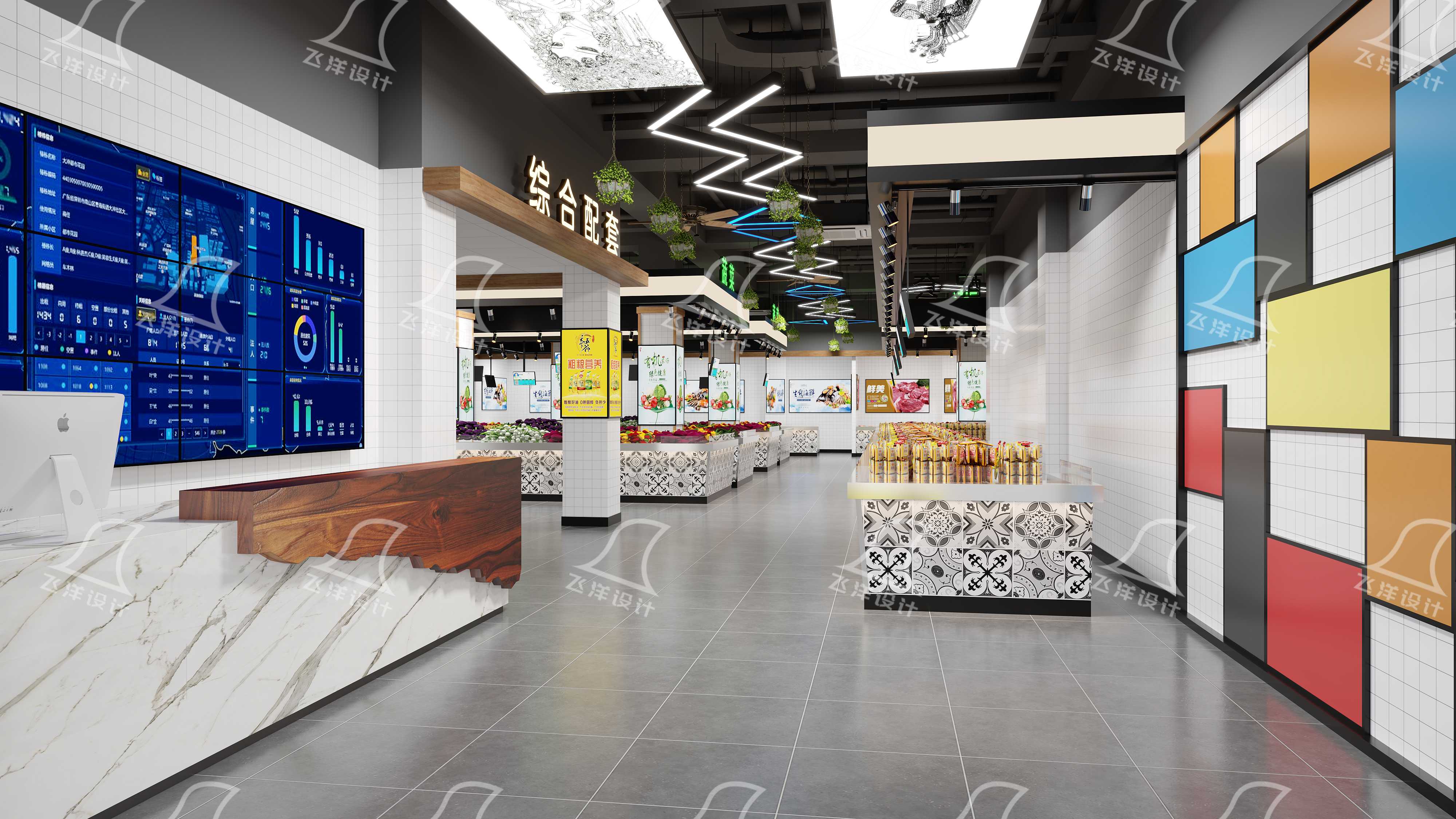 设计案例：济南德润天玺农贸市场