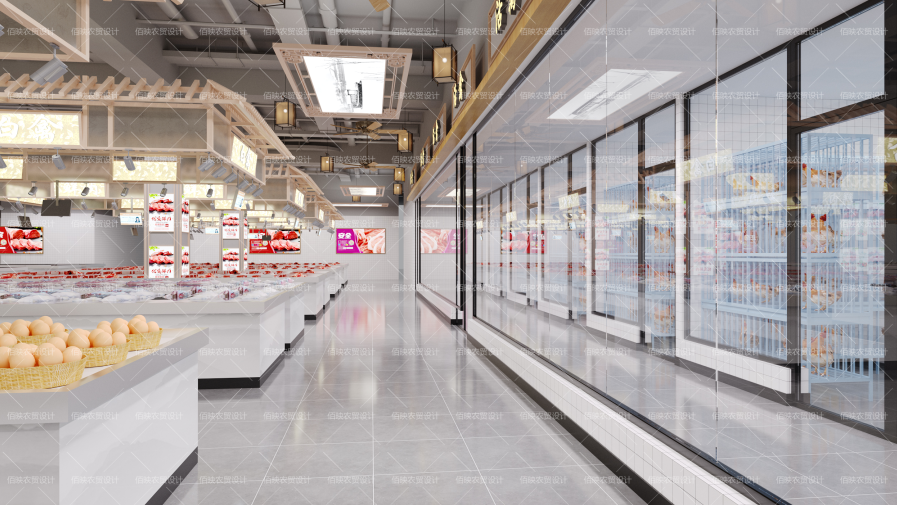 柳州温馨七七二农贸市场-活禽效果图