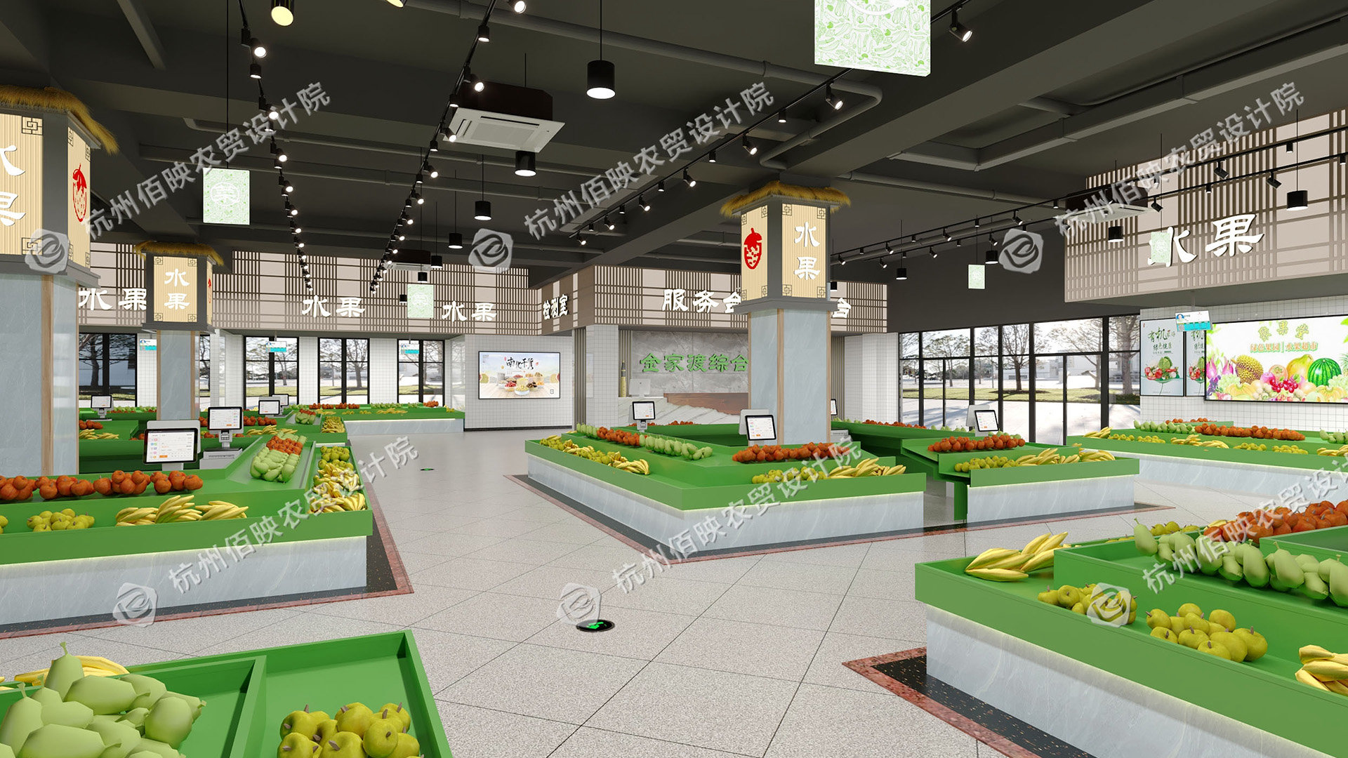 农贸市场摊位设计:细节之中见真章