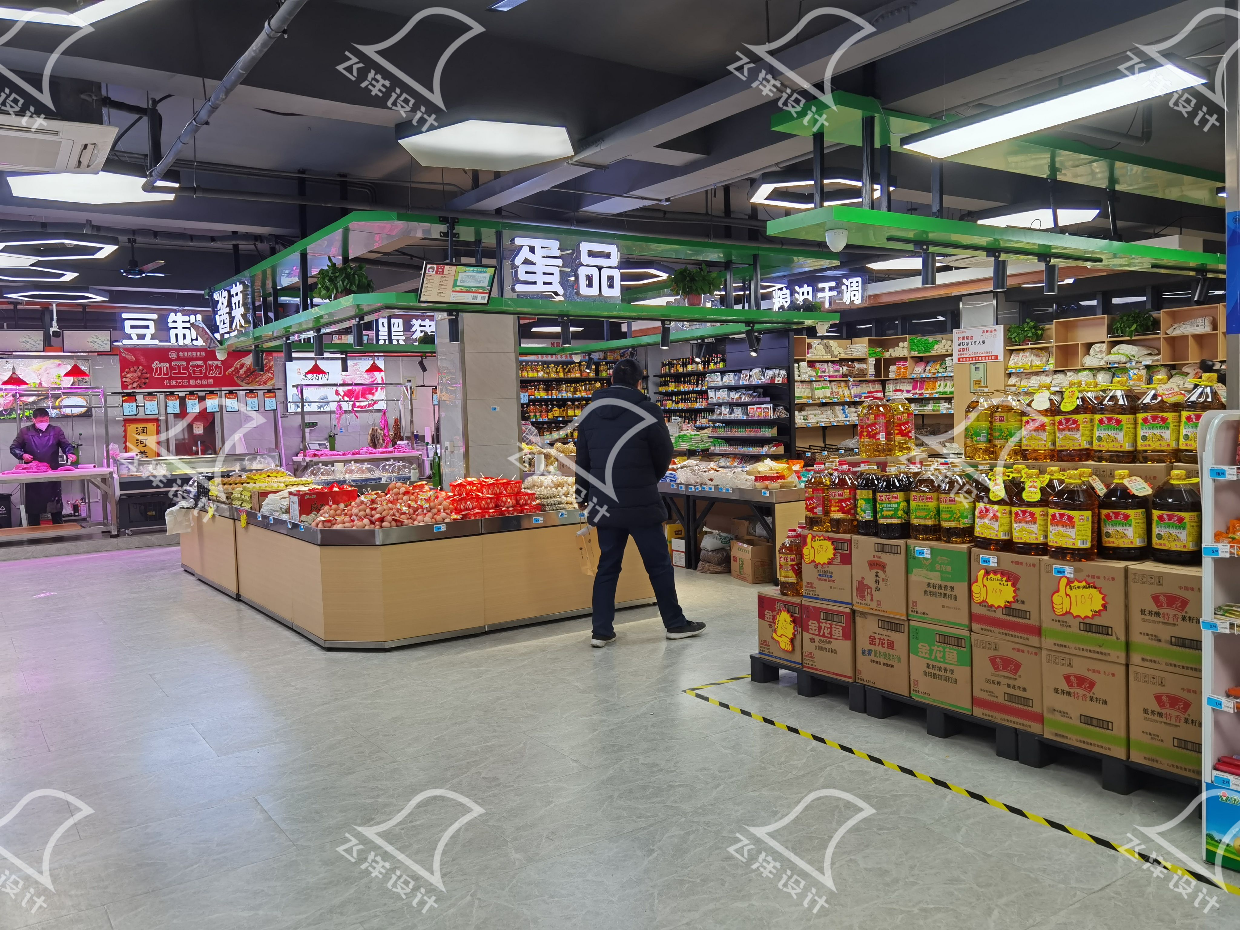 农贸市场摊位设计